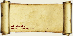 Jovana Bićanin vizit kartica